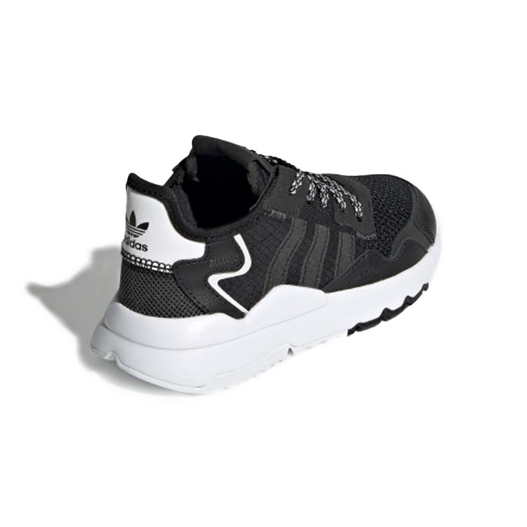 Adidas Originals Nite Jogger Mesh Slip Resistant Kids Lifestyle Shoes Children Aged 3 7 Years Old EE6475