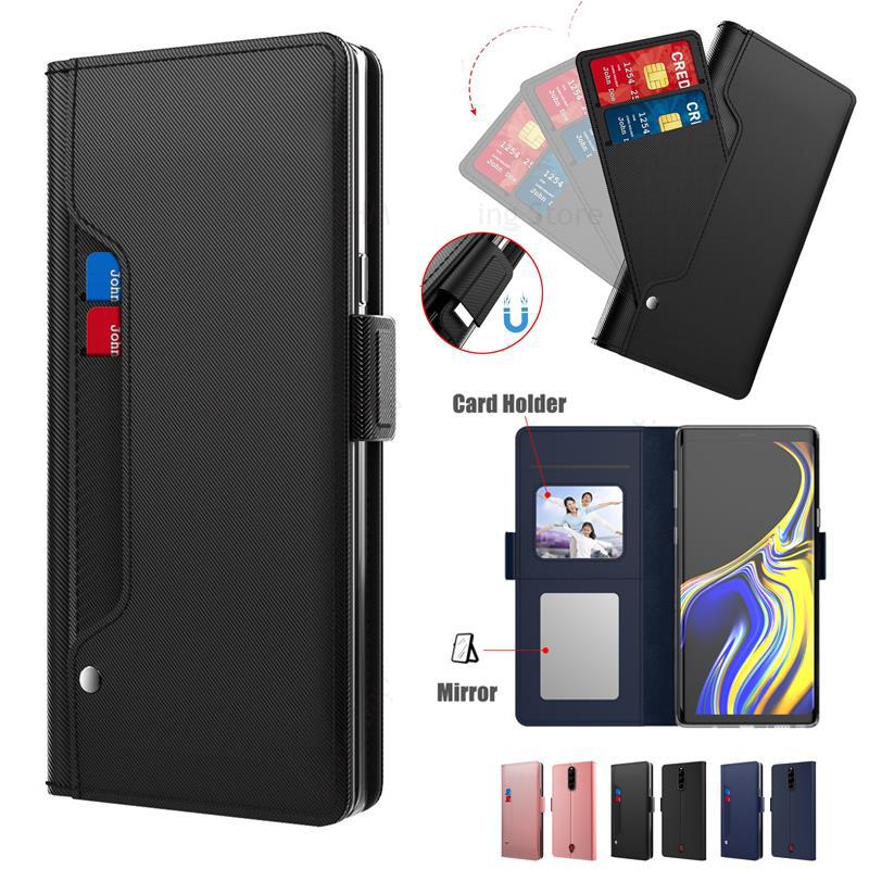 Для ZTE nubia Z60 Ultra кожаный чехол-книжка с подставкой для ZTE nubia Focus Music Neo Mirror Card Slot Wallet Phone Cover для Nubia Z50S Z40 Pro Z50 Ultra
