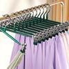 Seamless Pants Rack Pants Clip Stainless Steel Thick Skirt Clip, Underwear Clip Adjustable and Powerful Clothes Hanger