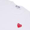 COMME des MENS RED HEART WAPPEN LS TEE Длинный рукав БЕЛЫЙ [PLAY GARCONS] Футболка [размер M]