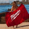 LOGO M-Milwaukees Модное Микрофибровое Одеяло Быстросохнущие Пляжные Полотенца Большого Размера С Принтом Супервпитывающее Полотенце-Одеяло для Бассейна