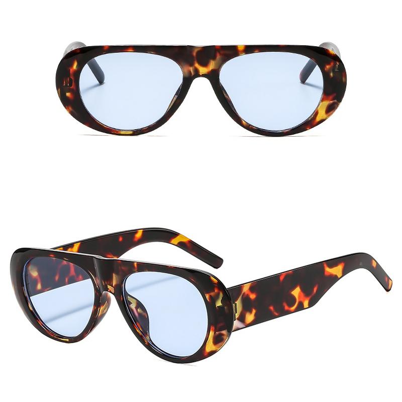 Oval Toad Frame Sunglasses Women Men Retro Simple Brand Sun Glasses Driving Climbing Female Male Eyeglasses