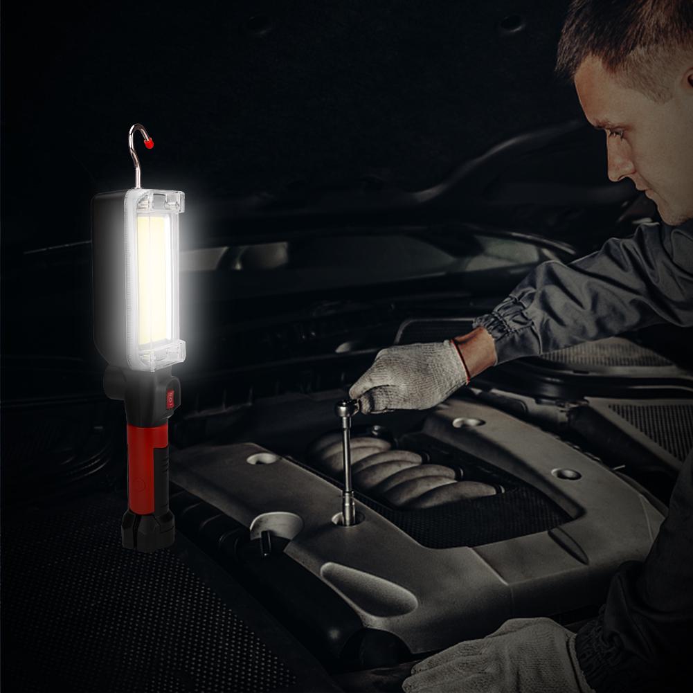 Портативный фонарь-фонарь LED COB Magnetic Work Lighting Фонарь для кемпинга Ночная рыбалкa Лампа