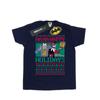 DC Comics Mens Joker And Harley Quinn Ha Ha Happy Holidays T-Shirt