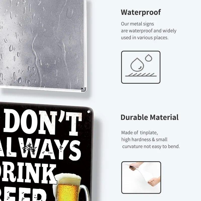 Знаки холодного пива, металлическая табличка, пиво, поднимающее настроение, винтажные постеры для мужчин, пещерный бар, паб, клуб, жестяная тарелка, художественные настенные наклейки, домашний декор