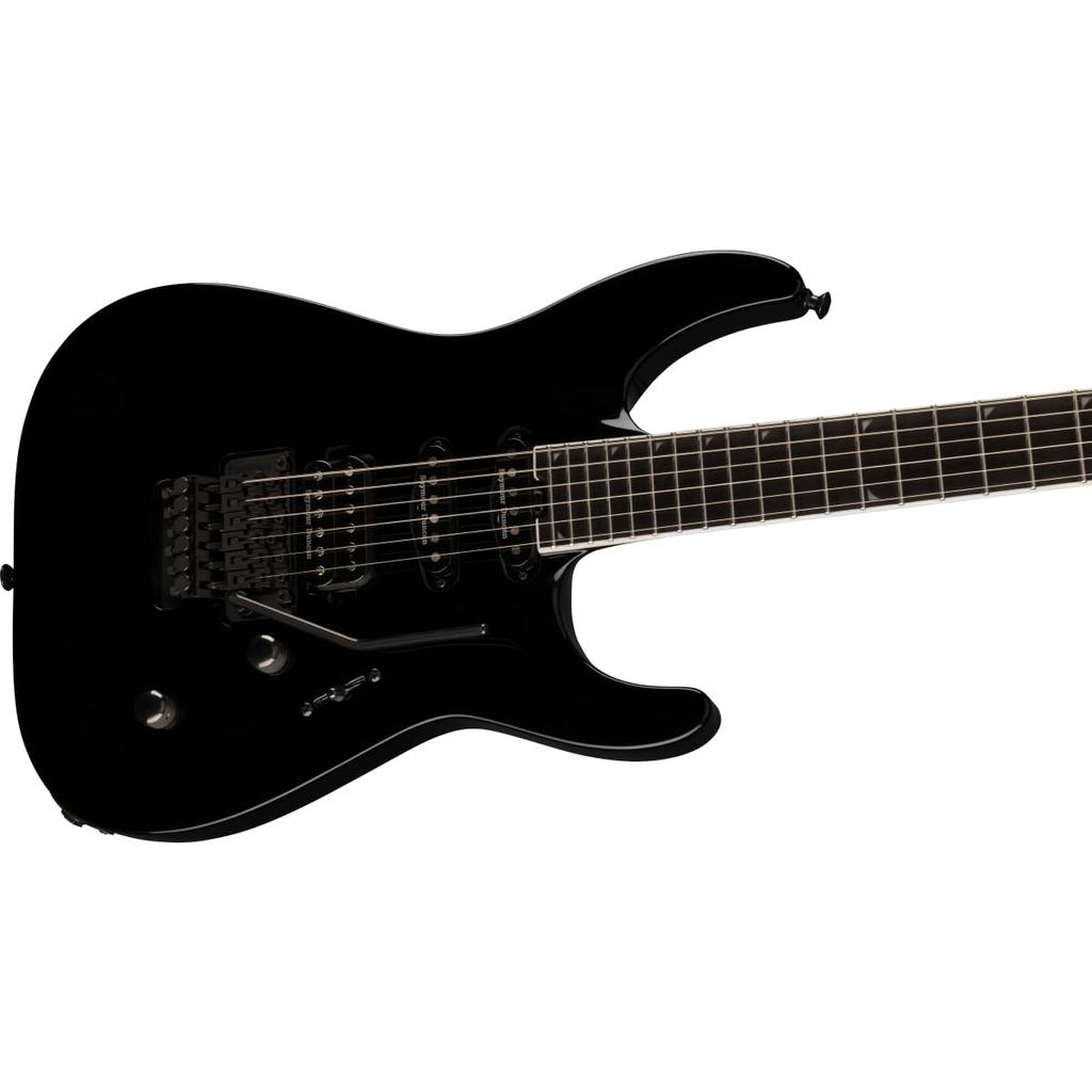 Электрогитара JACKSON Jackson Pro Plus Series Ebony Deep Black с чехлом Soloist™ SLA3, накладка на гриф,