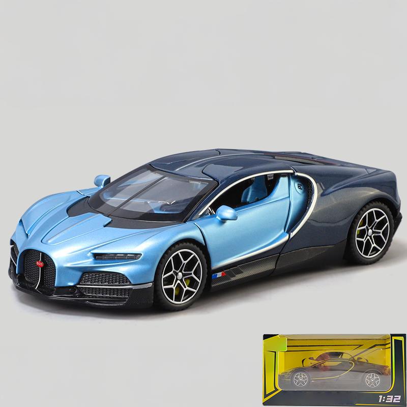 Масштаб 1/32 Суперкар Bugatti Tourbillon V16 Сплав Металл Литой Модель Машины Детские Игрушки Коллекция Mini GT Хобби Подарки на День Рождения Мальчик