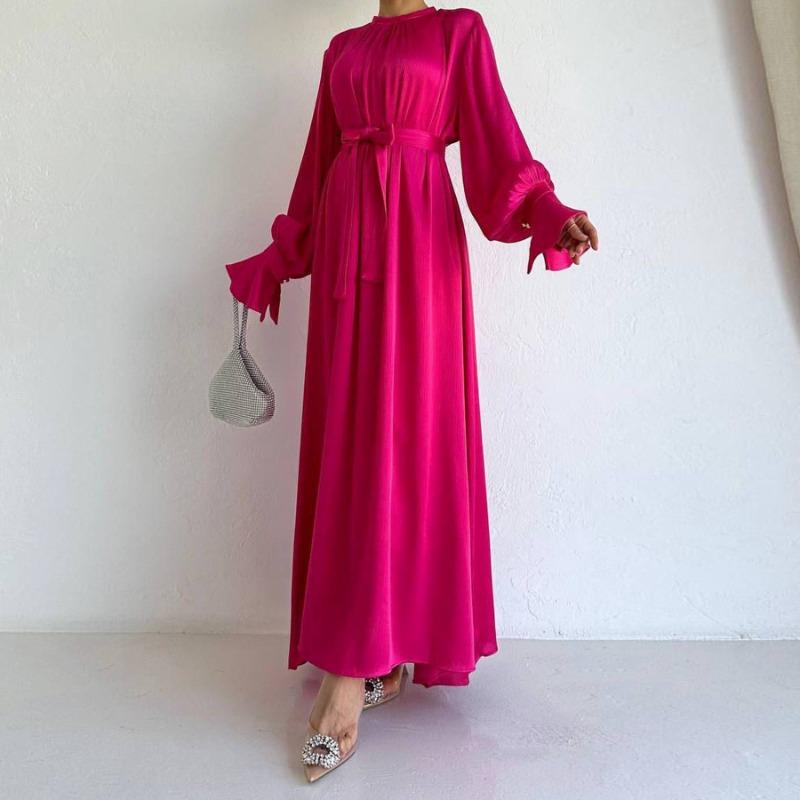 Весеннее женское обтягивающее атласное платье на шнуровке из двух предметов