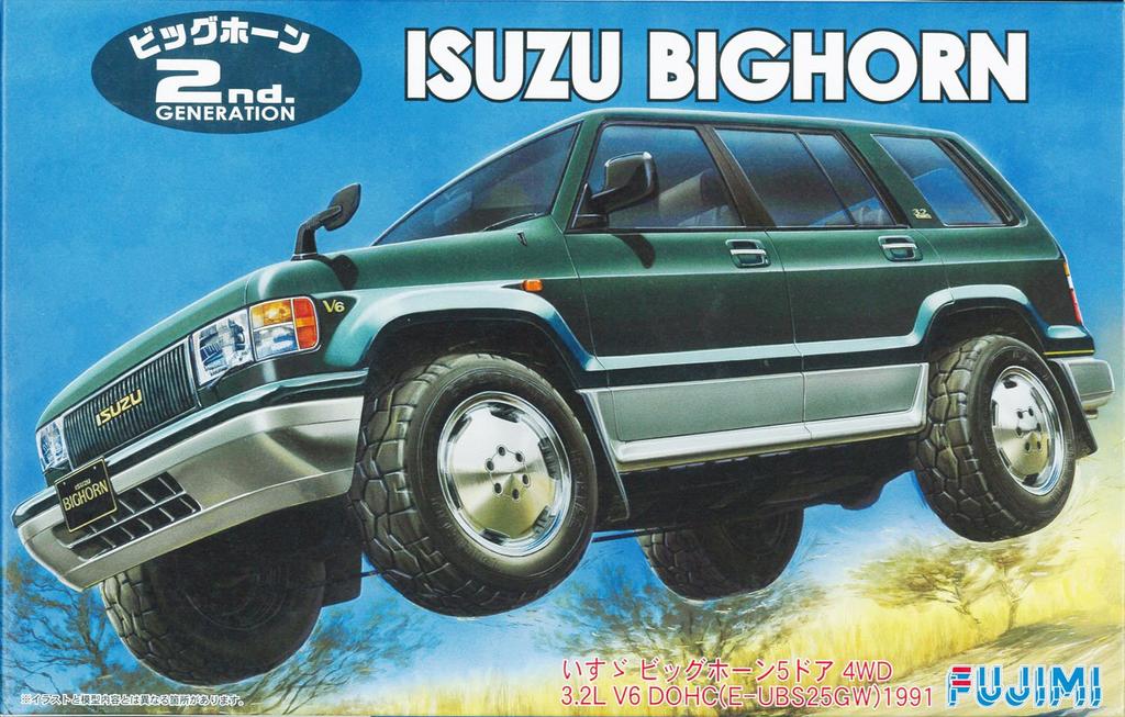 Fujimi Model 1/24 Серия Inch-Up №. 51 Isuzu Bighorn Пластиковая модель ID51