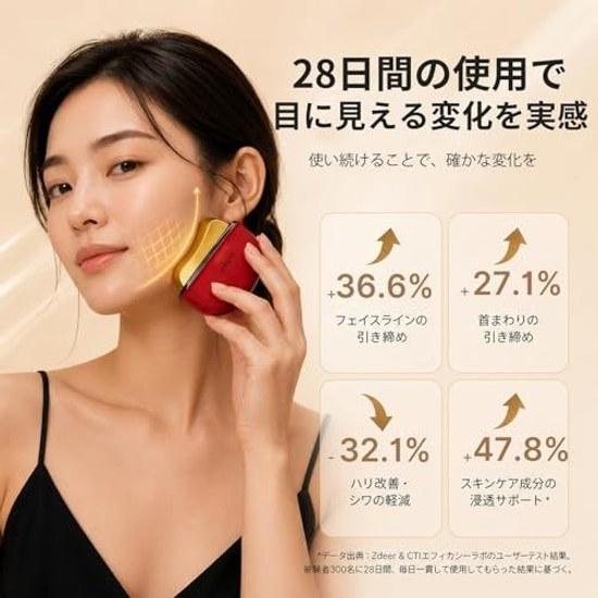 Zdeer Kassa facial device lift-up electric plate brass red light near-infrared warm sensation vibration three levels Type C charging face neck full