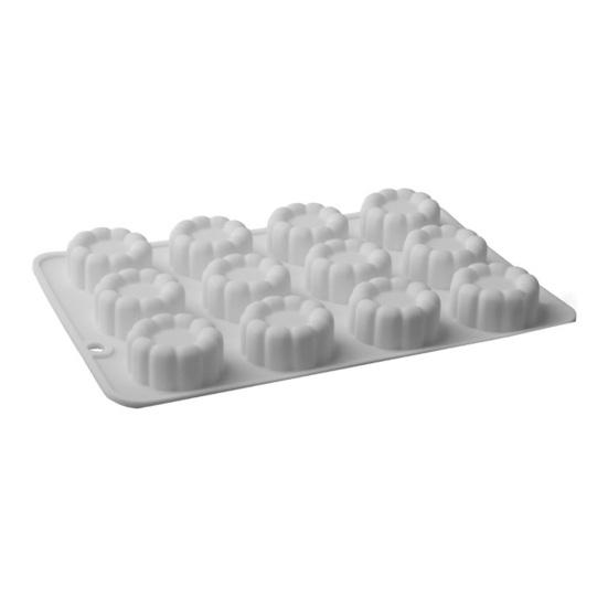 Silicone Cake Mold Square Heart Shapes Mousse Chocolate Desserts Mold Cake Pan Muffin Mold Flexible Baking Tools