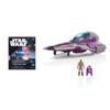 Star Wars Micro Galaxy Squadron Mace Windu's Jedi Interceptor Mystery Bundle - 3-inch Light Armor Class and Scout Class Vehicles with Accessories