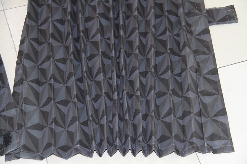 Эти центральные шторы для грузовиков имеют плиссированные геометрические узоры и 140 см. Они размером 120 см х 140 см каждая и поставляются с. Они могут