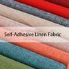 Self-Adhesive Linen Fabric Book Covers Photo Albums Gift Boxes Countertops Furniture Restoration DIY Decorative Fabric