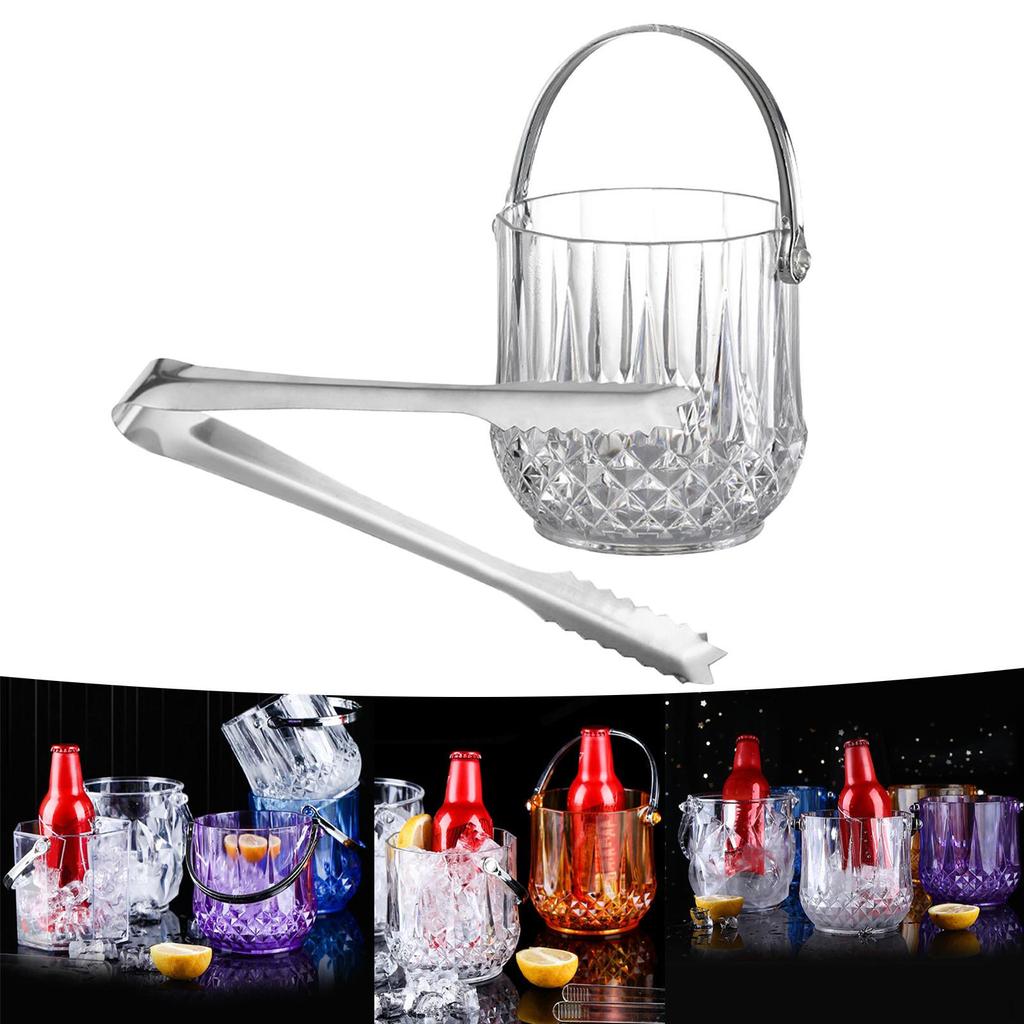 Ведро, контейнер для напитков для вечеринок, контейнер для льда, охладитель напитков, акриловая ванна для хранения ведра для домашнего бара