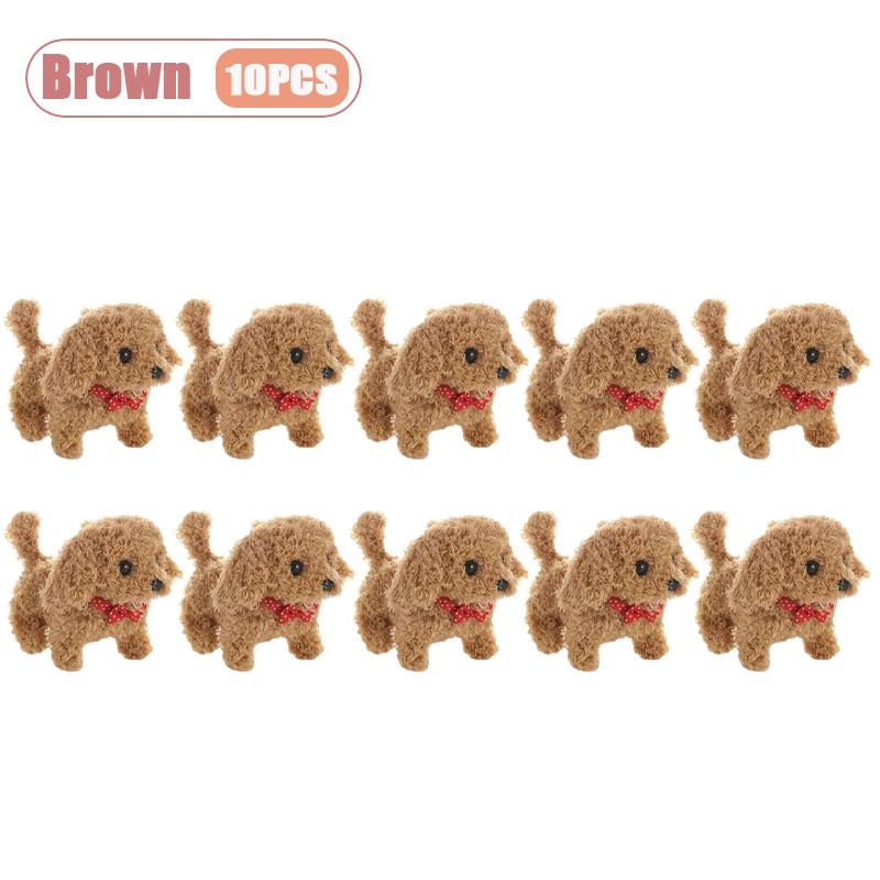 Реалистичная роботизированная собака-игрушка Интерактивный плюшевый щенок с лаем и звуками ходьбы, как настоящая домашняя животина, Умное чучело животного, Подарок