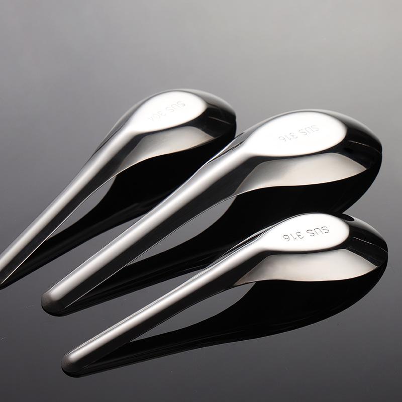 Ложка из нержавеющей стали 316 с плоским дном толщиной 1,2 мм, столовая ложка, столовая ложка, 8090, классическая ложка Memories