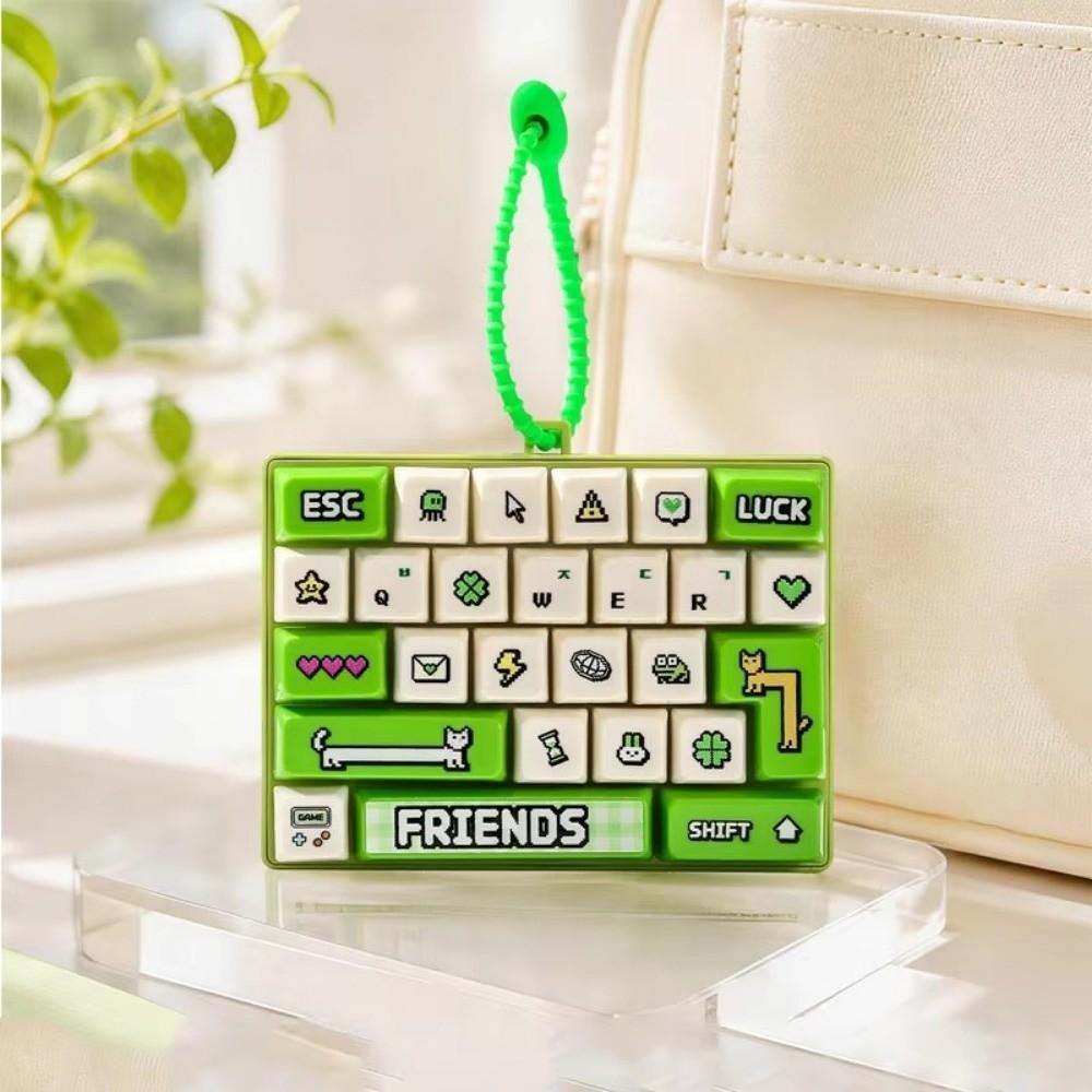 Creative 26 Keys Keyboard Fidget Keychain 26 Keys Keyboard Keychain Party Favor Gift