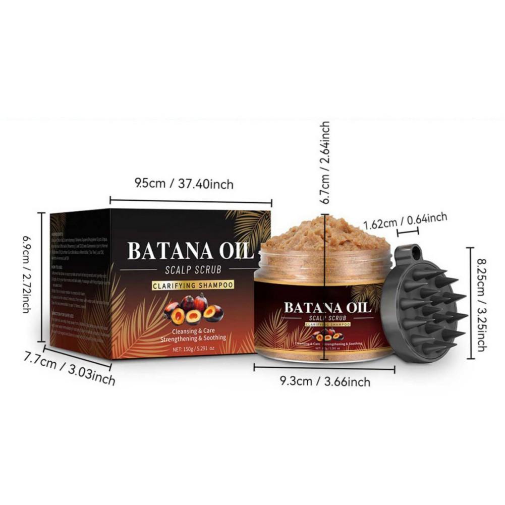 Batana Oil Scalp Scrub Clarifying Shampoo Exfoliating Scalp Scrub Promotes Hair Growth