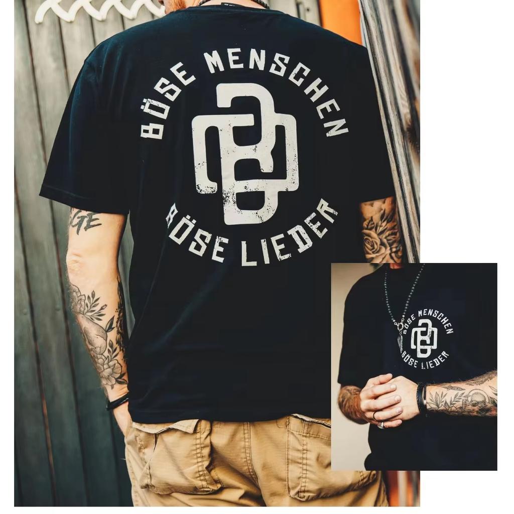 Hot Sale GerUnisexy Rock Band Bhse Onkelz 2026 Tour Poster Graphic Print Tshirt Unisex Unisex Oversized Fashion Top Summer New Tee