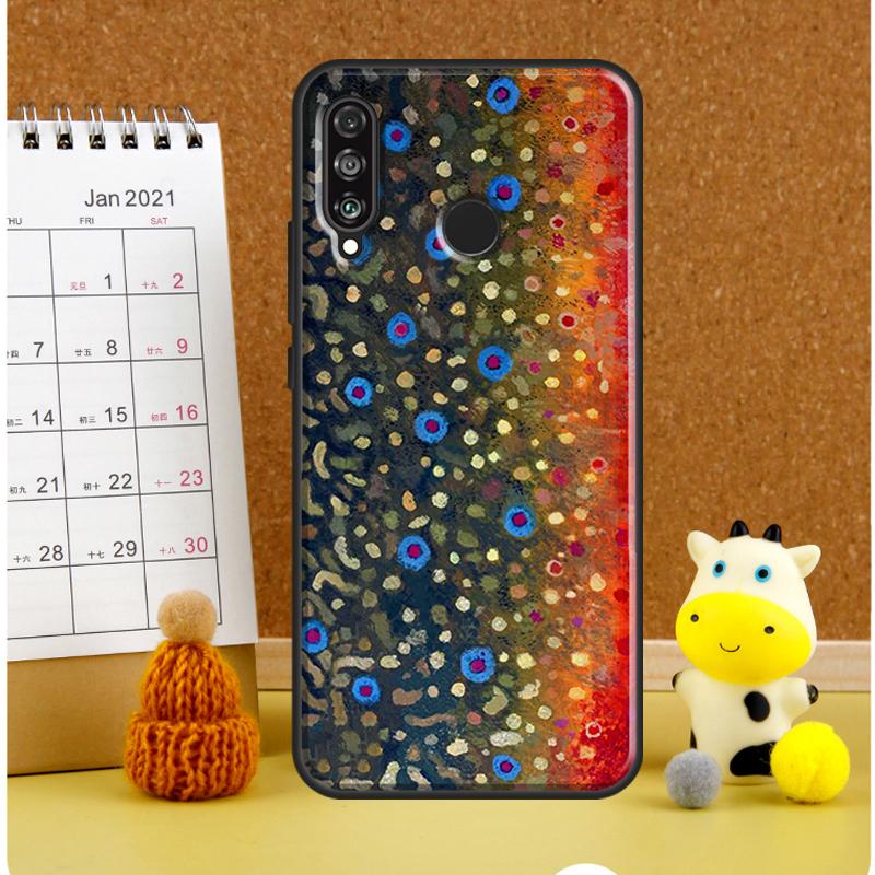 Кейс для Huawei Nova Y72 Y70 Y91 Y90 Y60 Y61 Y73 3i 7i 8i 11i 12i 9 10 SE P20 P30 P40 Lite с рисунком «Ловля форели нахлыстом»