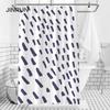 Bathroom Thickened Waterproof Curtain Mildew Proof Shower Curtain Shower Partition Curtain Shower Curtain Bathroom Curtain Free Perforation