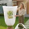 Insulated Plant Cover for Tomato Bushes Frost Protection with Viewing Window, Extra Thick Non-woven Winter Breathable Cold Weather Covers Zipper