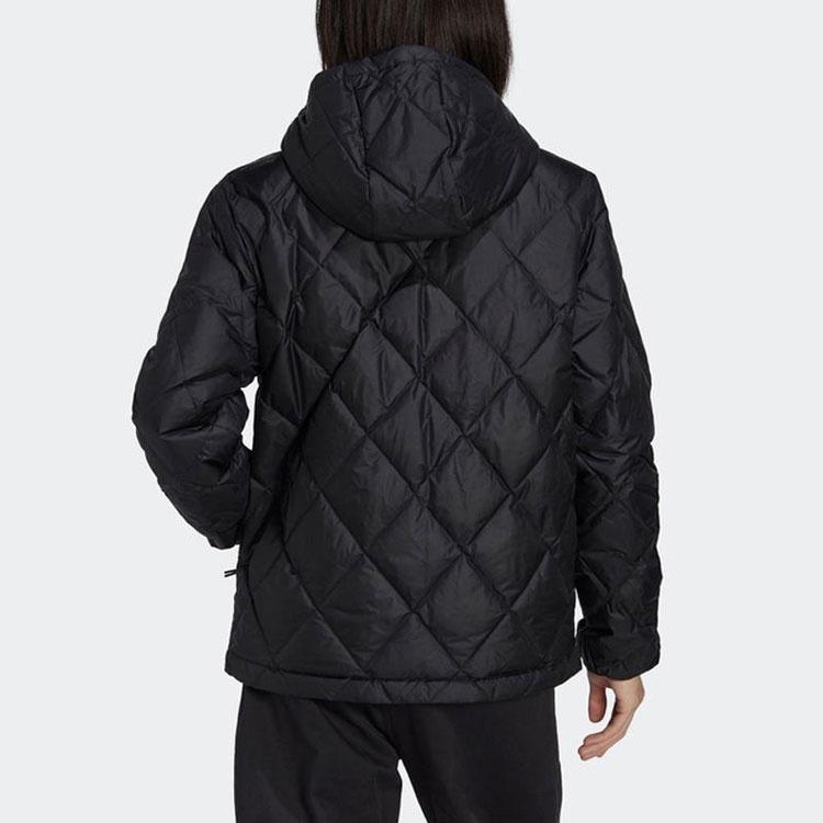 adidas Original Down Quilted Puffer Jacket 'Black' Men's HL9205
