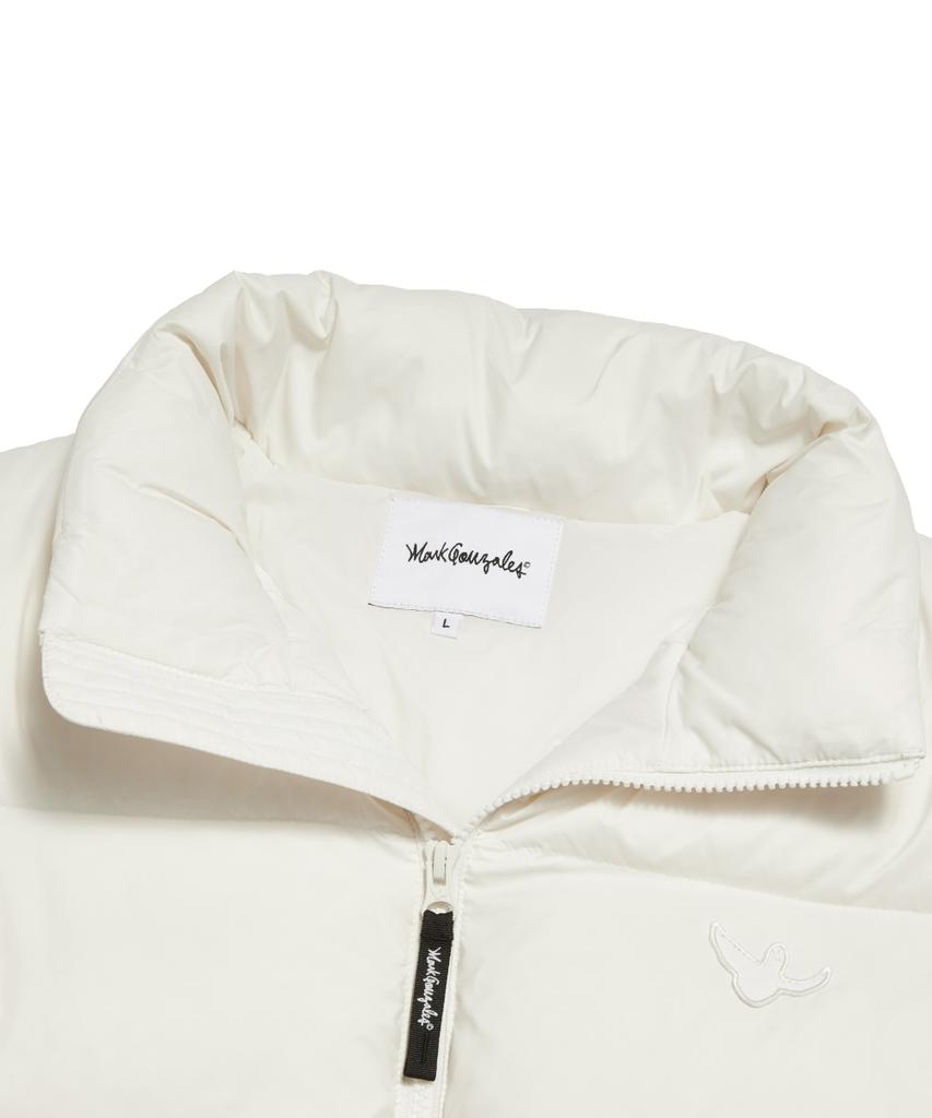 Mark Gonzales Angel Short Puffer Down Jacket - Ivory