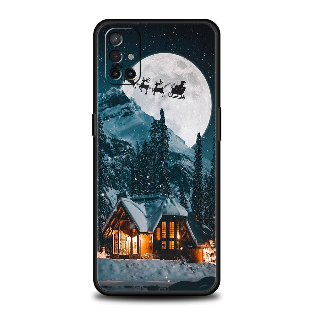 Чехол для OnePlus 12 11 10 9 Pro 9T 12R 10R 9R 9RT 10T 8T 8 7 6T 7T Nord 2T CE 2 5G N200 N10 N100 Крышка Рождественский Графический Принт