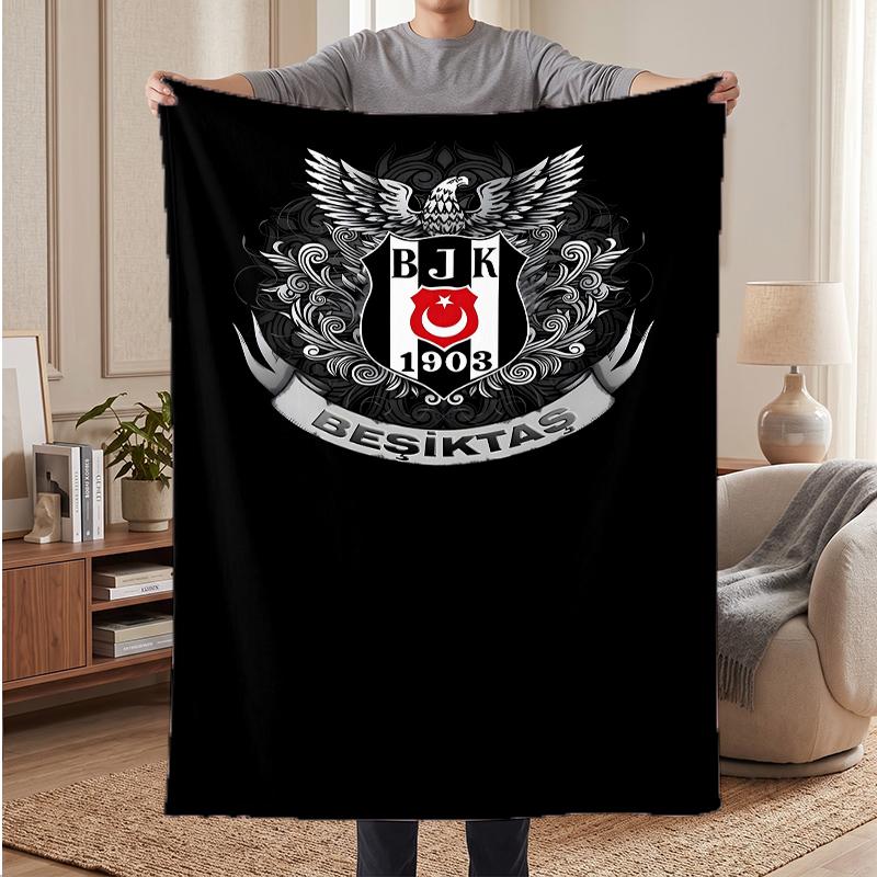 BJK FC Soft Warm Flannel Blankets Comfortable Blanket for Home Decoration Gifting