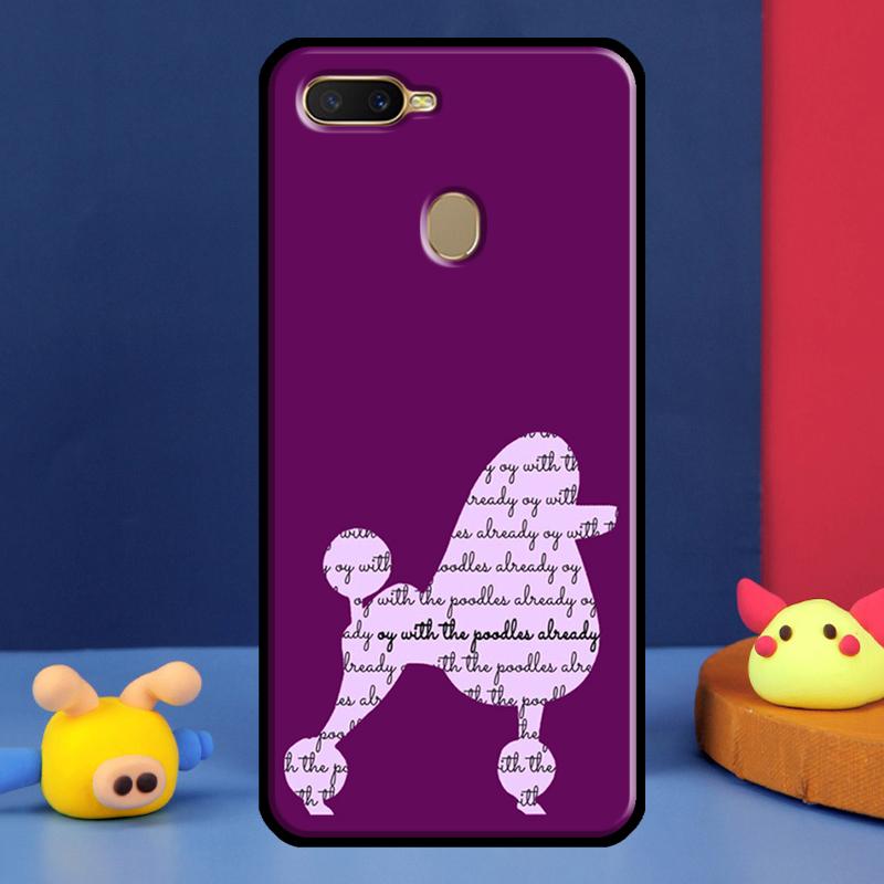 Чехол Мультяшная Собака Пудель Для Oppo A91 A5 A9 A16 A76 A96 A58 A78 A98 A52 A72 A74 A94 A54 S A57 A77 A15 A17