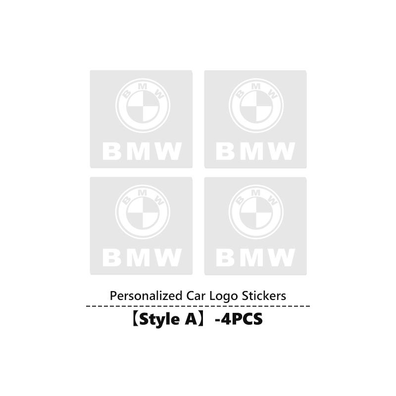 Car Logo Sticker Crystal Auto Stickers Fuel Tank Decor Accessories For BMW Performance X1 M3 M6 F01 F02 E34 E36 E60 F10 F20 X6 PI1