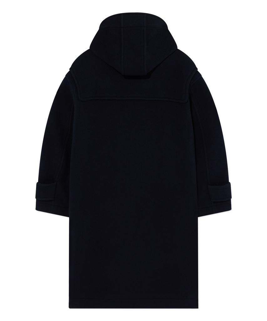 Covernat Wool Hooded Duffle Coat Dark Navy