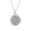 Tree of Life  Alloy Stainless Steel  Locket Pendant Aroma Diffuser Necklace
