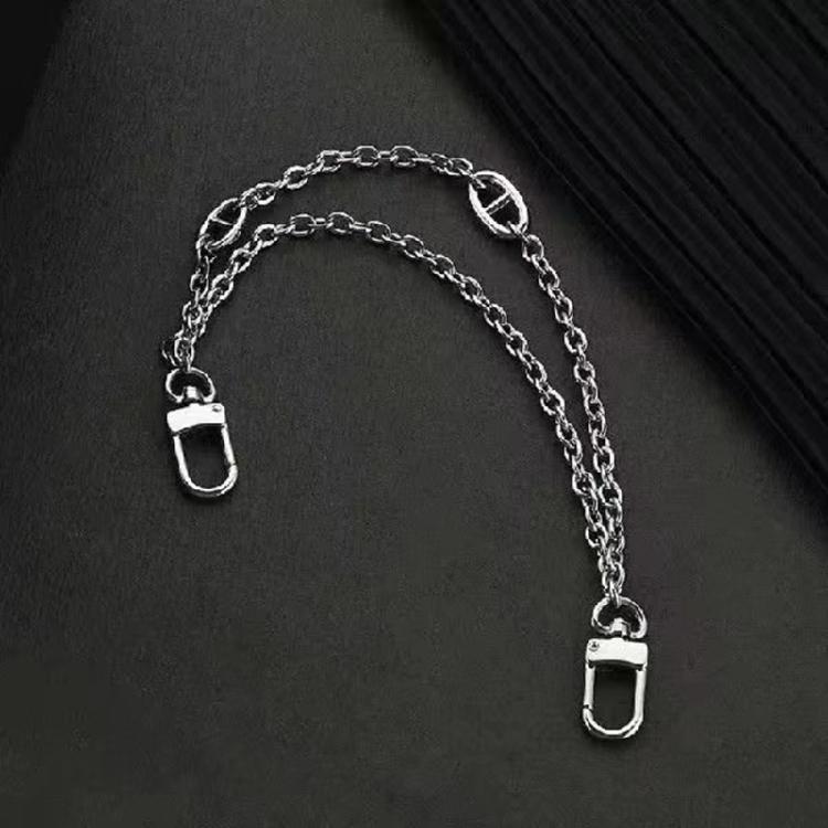 Цепочка для кошелька Декоративная цепочка для сумки на плечо Двухслойная цепочка для сумки Металлическая ремешок-цепочка для сумки Аксессуары для сумок