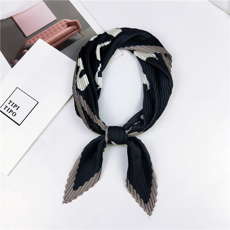 Модный декоративный шарф, повязка для волос, резинка для волос 70, маленький квадратный шарф, шелковый шарф, женский весенне-осенний универсальный маленький шарф, профессиональный шарф