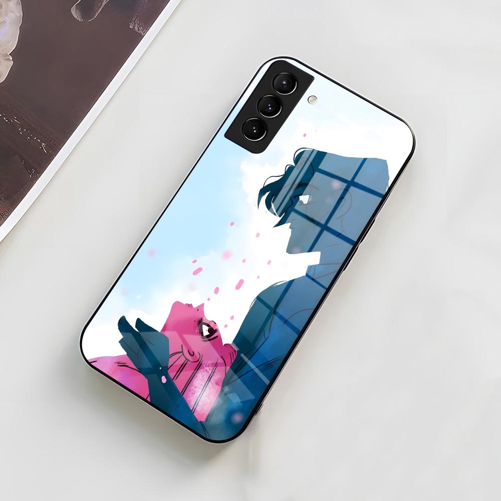 Чехол для телефона L-Lore O-Olympus для Samsung A56 A36 A26 A16 A15 A25 A35 A55 A14 A34 A24 A54 Стеклянный чехол