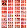Embossed Red Money Envelopes 6Pcs Envelope Lunar New Year Gift Set with Golden Traditional Chinese Packets Horse Patterns Automatic