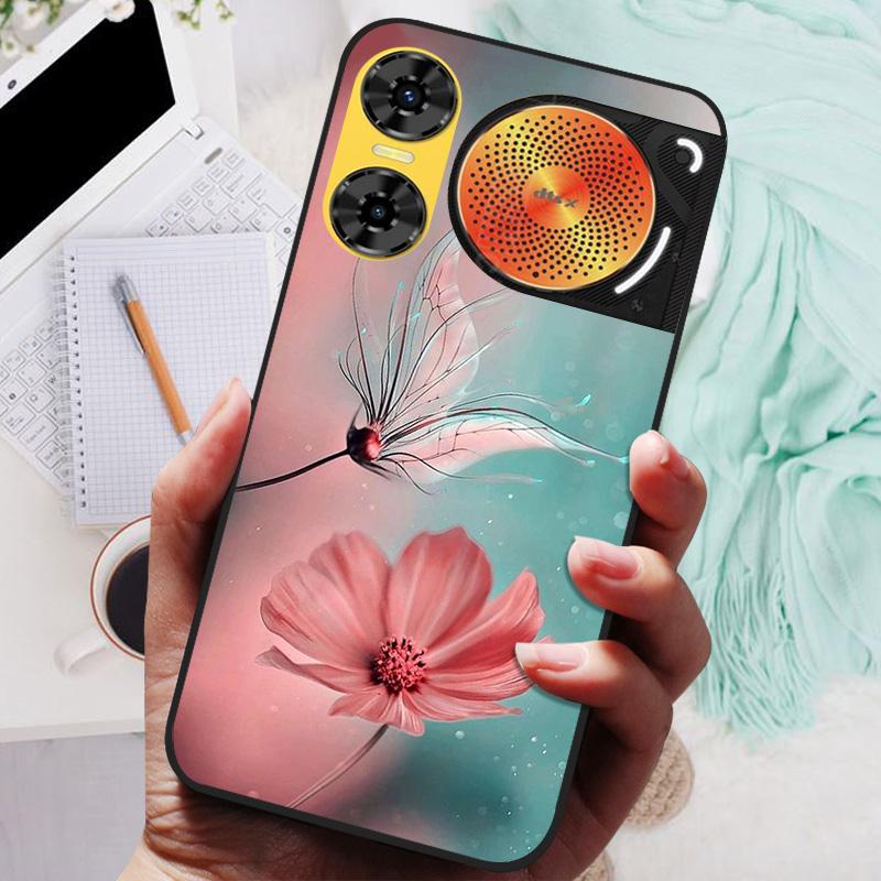 Для ZTE Nubia Music 2 Чехол Лев Волк Силиконовая Мягкая Задняя Крышка Для Nubia Music2 Чехлы для Телефона 6.7" Защитный Чехол Черный Матовый