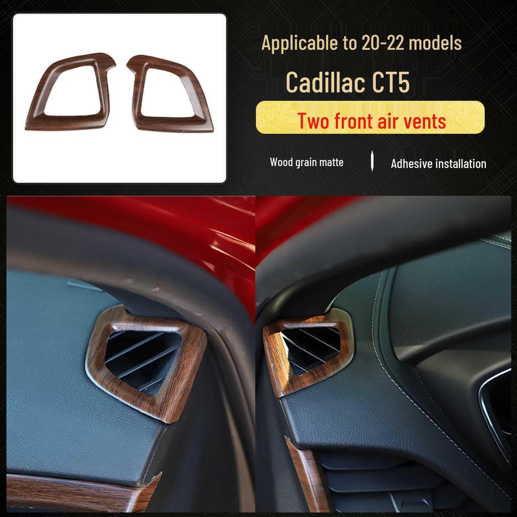 Cadillac CT5 (20-22) Отделка салона из углеродного волокна для рулевого колеса и консоли
