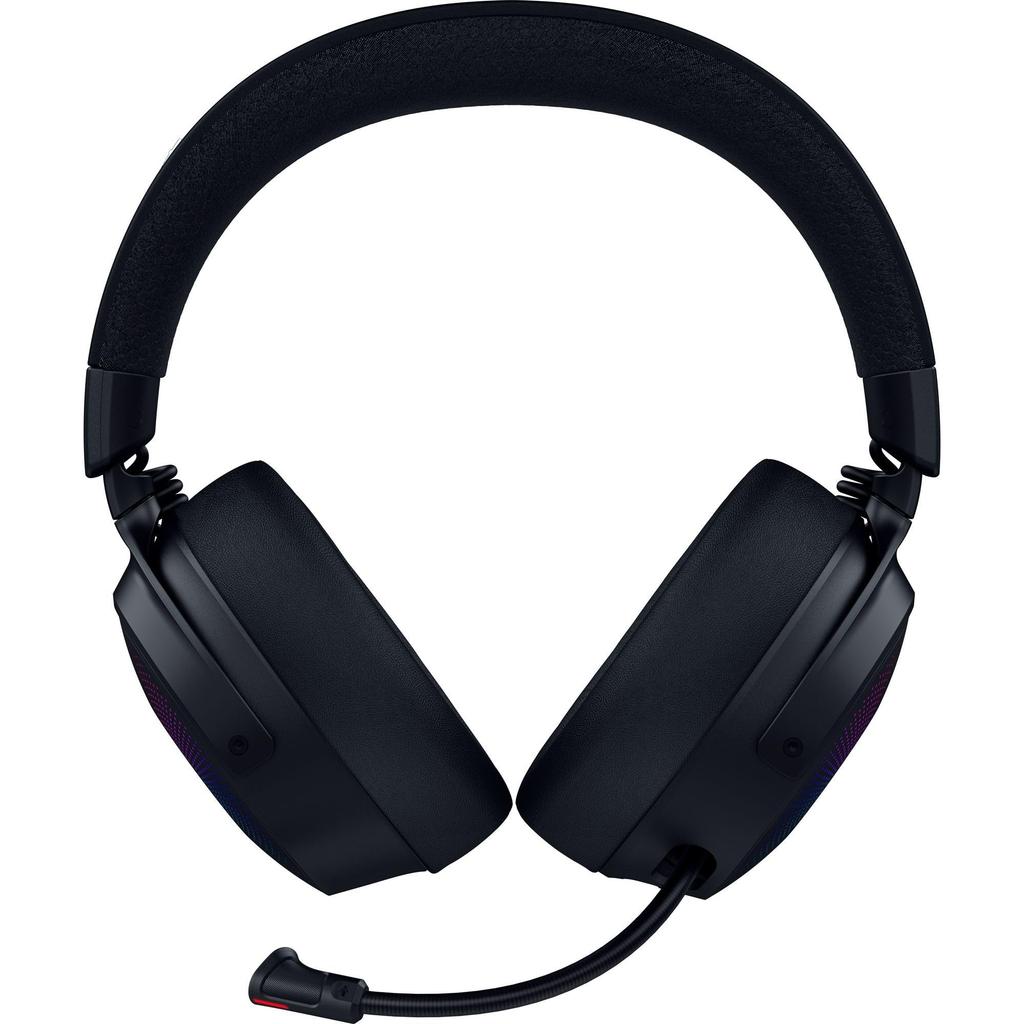 Беспроводная игровая гарнитура Razer Kraken V4 Pro с OLED-контроллером, HyperSpeed Wireless USB, Sensa HD, TriForce, биоцеллюлозные 40-мм динамики, выдвижной микрофон HyperClear, THX
