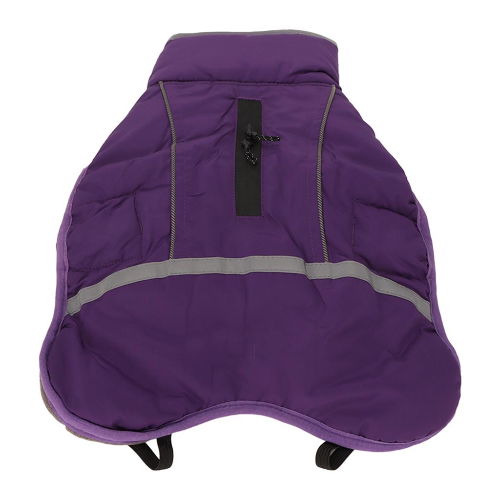 Зимнее пальто для собак, теплая светоотражающая водонепроницаемая регулируемая мягкая толстая куртка для собак малого и среднего размера