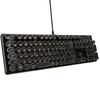 HKW Механическая Синяя JIS 109 USB Японская Клавиатура Клавиатура в Стиле Пишущей Машинки, Переключатели, Раскладка, Клавиши, Проводная, (Античный)