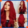 2025 European Fashion Long Wavy Wig Hair Headgear For Women