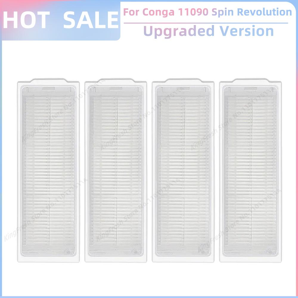Подходит для ( Cecotec Conga 11090 / Conga 13090 Spin Revolution ) Запчасти для пылесоса Основная щетка Боковая щетка HEPA-фильтр Ткань для швабры Пылесборник
