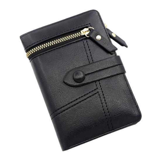 Женский кошелек на пуговицах, мини-женский маленький кошелек для монет, держатель для карт