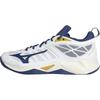 Slip Resistant Durable Shock Absorbing Low Top Training Shoes Unisex Sneakers White Blue Gold V1GA224043