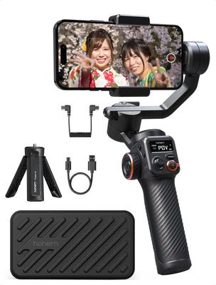 Hohem M6 Gimbal hohem Smartphone Gimbal Автоматическое отслеживание Управление жестами Бесконечное вращение Ручной стабилизатор Смартфон 18 часов питания Может питать ваш