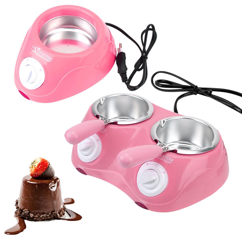 Heating Candy Wax with Mold Kitchen Tool Electric Chocolate Melting Pot DIY Scented Candle Soap Butter